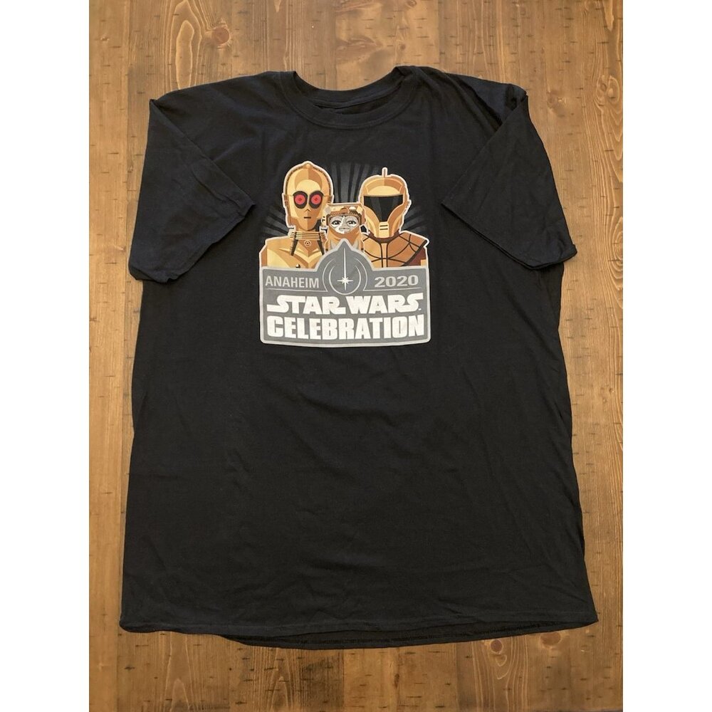 Disney Star Wars Celebration Anaheim 2020 T-Shirt C-3po Babu Frik Men’s Sz 2x